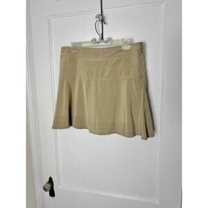 Athleta Skort Women's 10P A-line Brown Mini Short 00s Stretch School Girl Mall